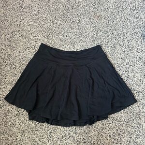 Black mini skirt/skort